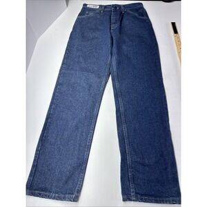 Bulwark Jeans Flame Resistant FR Mens 30x32 Blue Denim Straight Leg PEJ4DW5 Pant